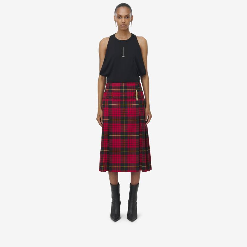 ALEXANDER MCQUEEN - MacQueen Tartan Kilt Skirt - Item 807987QJAEJ6120